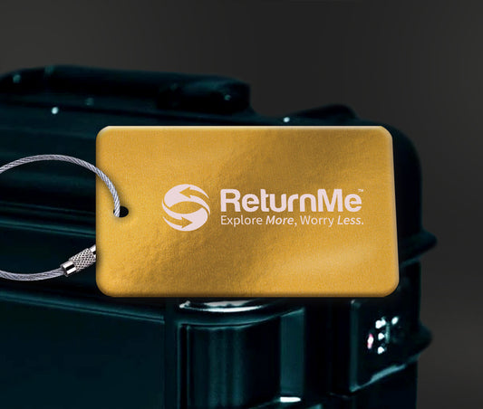Metallic Line - Luggage Tags