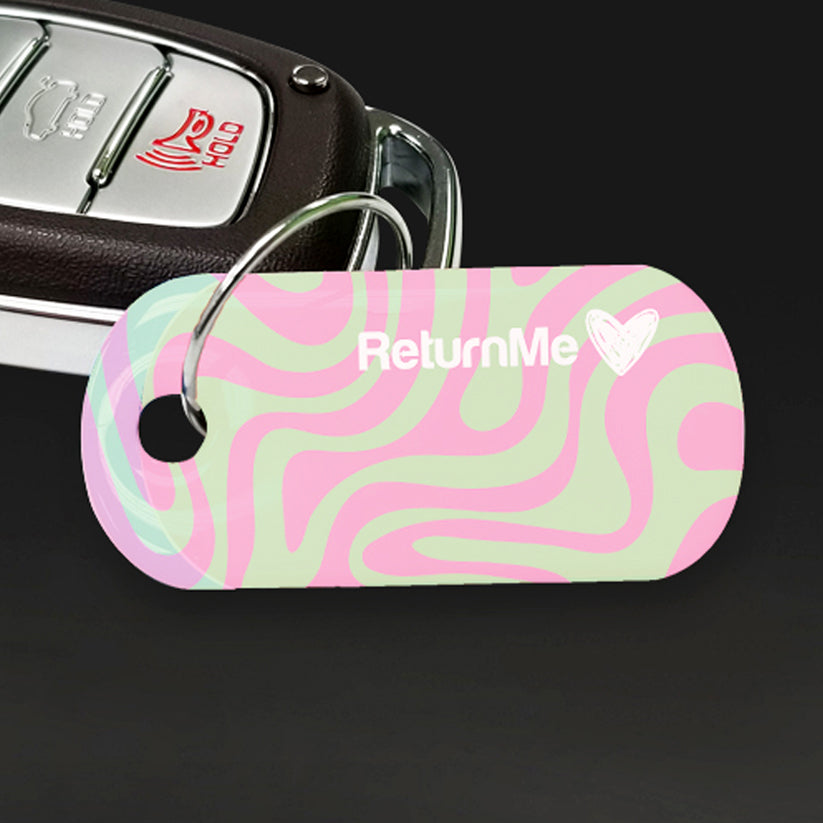 Pastel Line - Slogan Key Tags