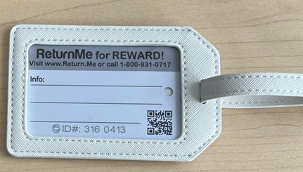 Vegan Leather Luggage Tags