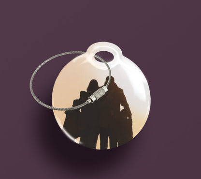 Customized Luggage Tag - Rounded