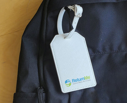 Vegan Leather Luggage Tags