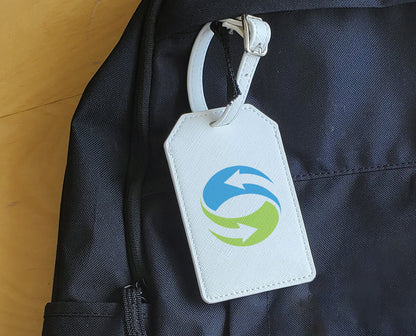 Vegan Leather Luggage Tags