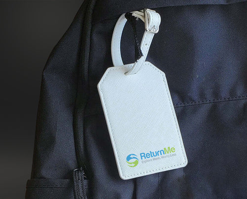 Vegan Leather Luggage Tags