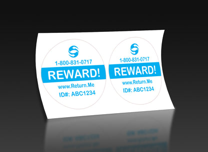 Circle Size Label Tags (2 Pack)