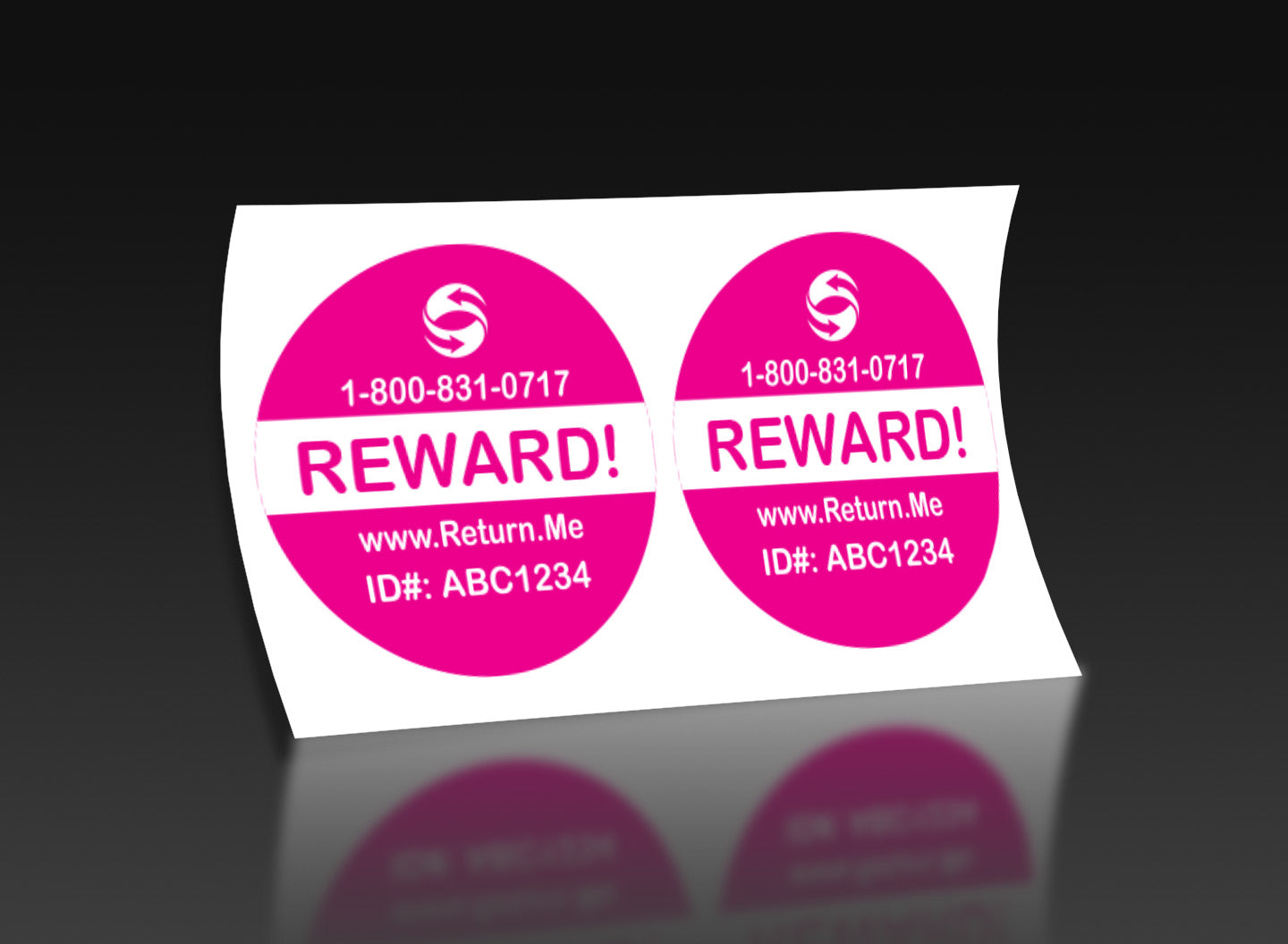 Circle Size Label Tags (2 Pack)