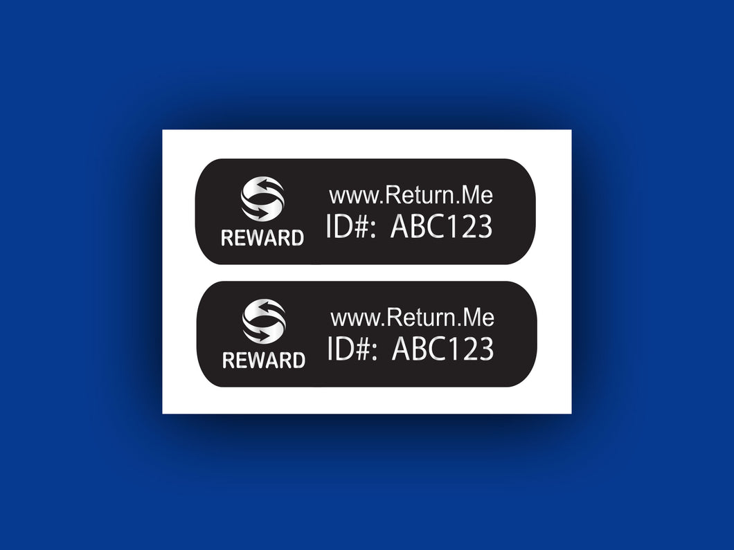Slim Size Label Tags (2 Pack)