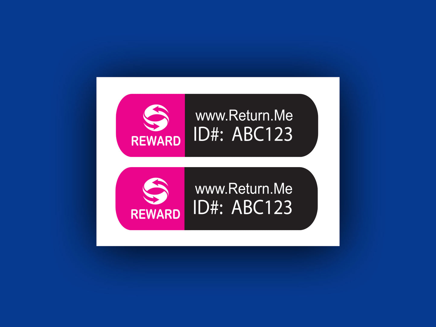 Slim Size Label Tags (2 Pack)