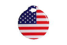 Load image into Gallery viewer, Flag Luggage Tags - ReturnMeTags
